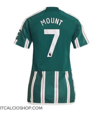 Manchester United Mason Mount #7 Seconda Maglia Femmina 2023-24 Manica Corta